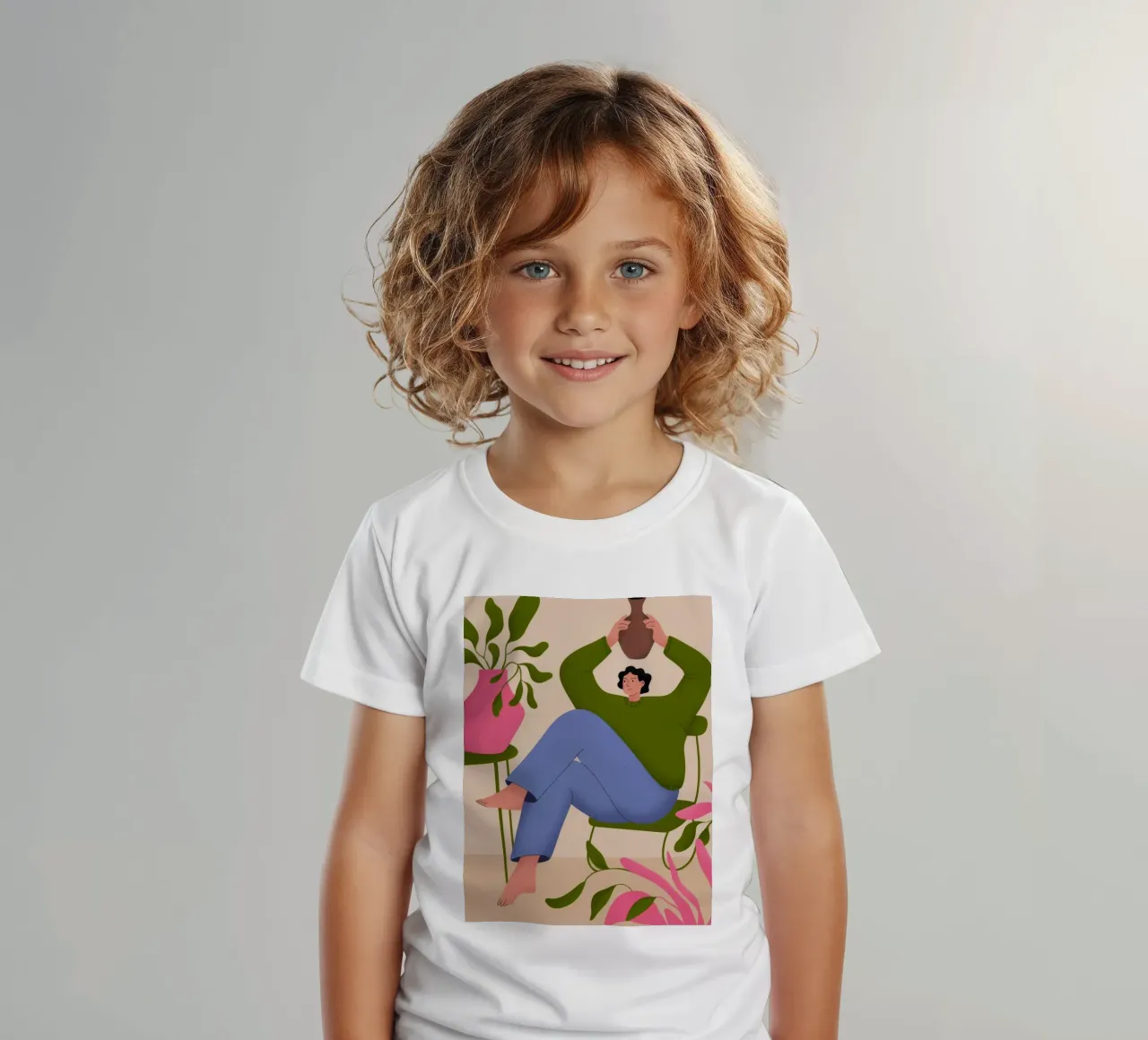 Sereen evenwicht kinder t-shirt van Artie Shifa