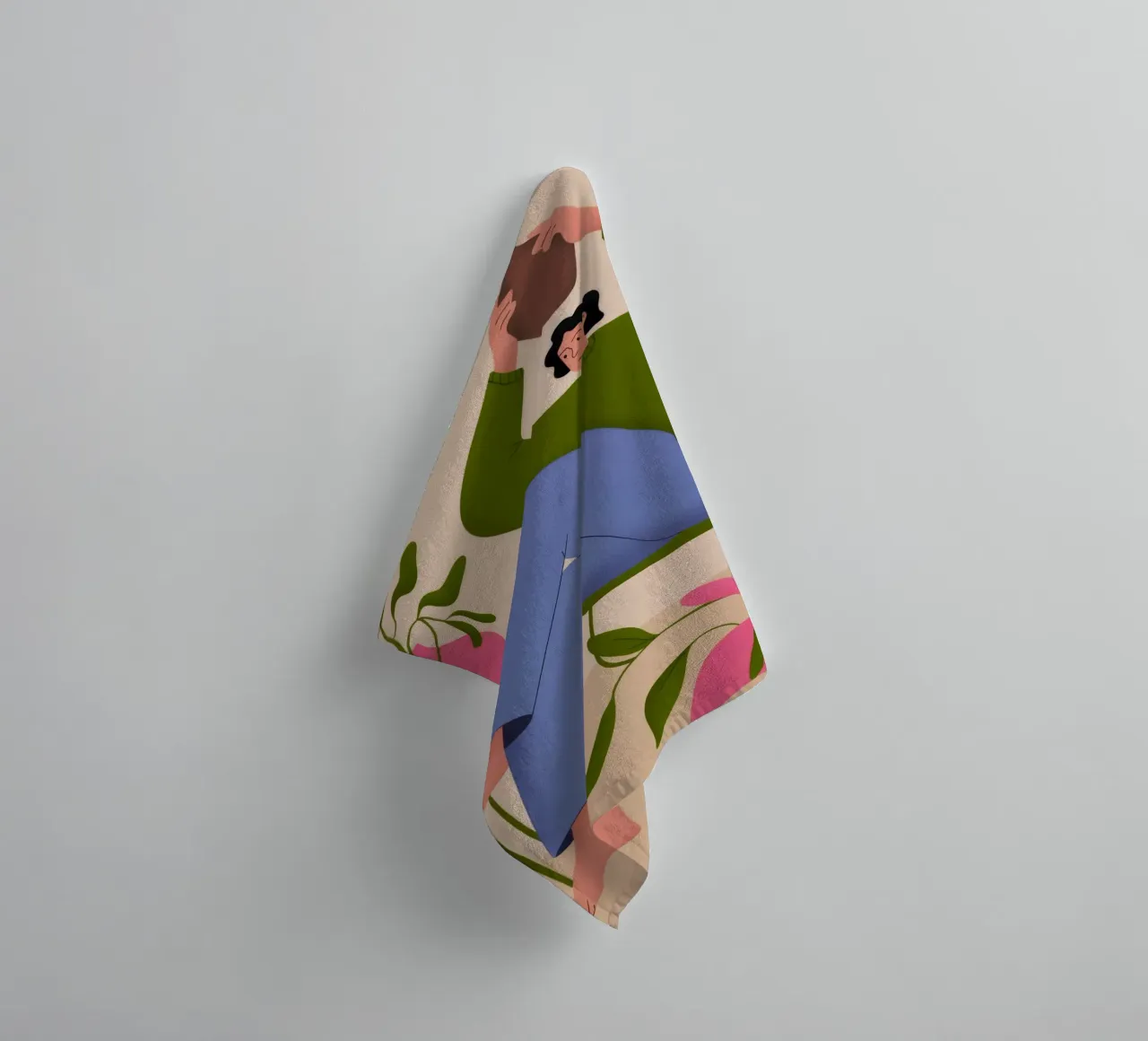 Sereen evenwicht badhanddoek van Artie Shifa