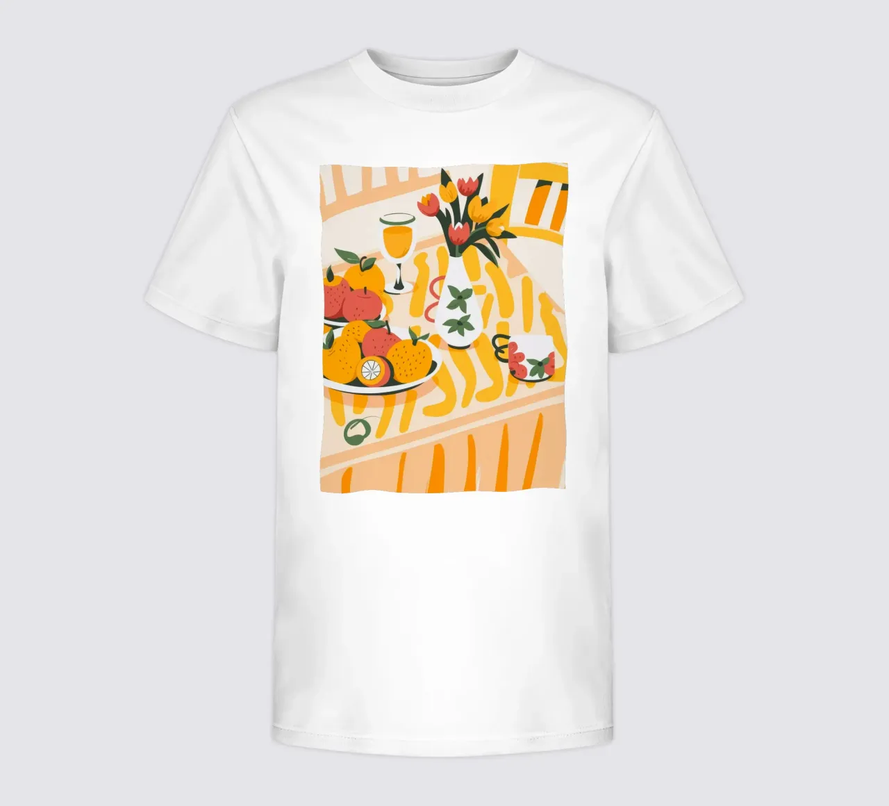 Sunny Breakfast kids t-shirt by Artie Shifa