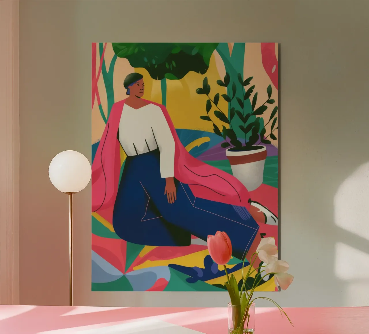 Vibrant Contemplation forex plate by Artie Shifa