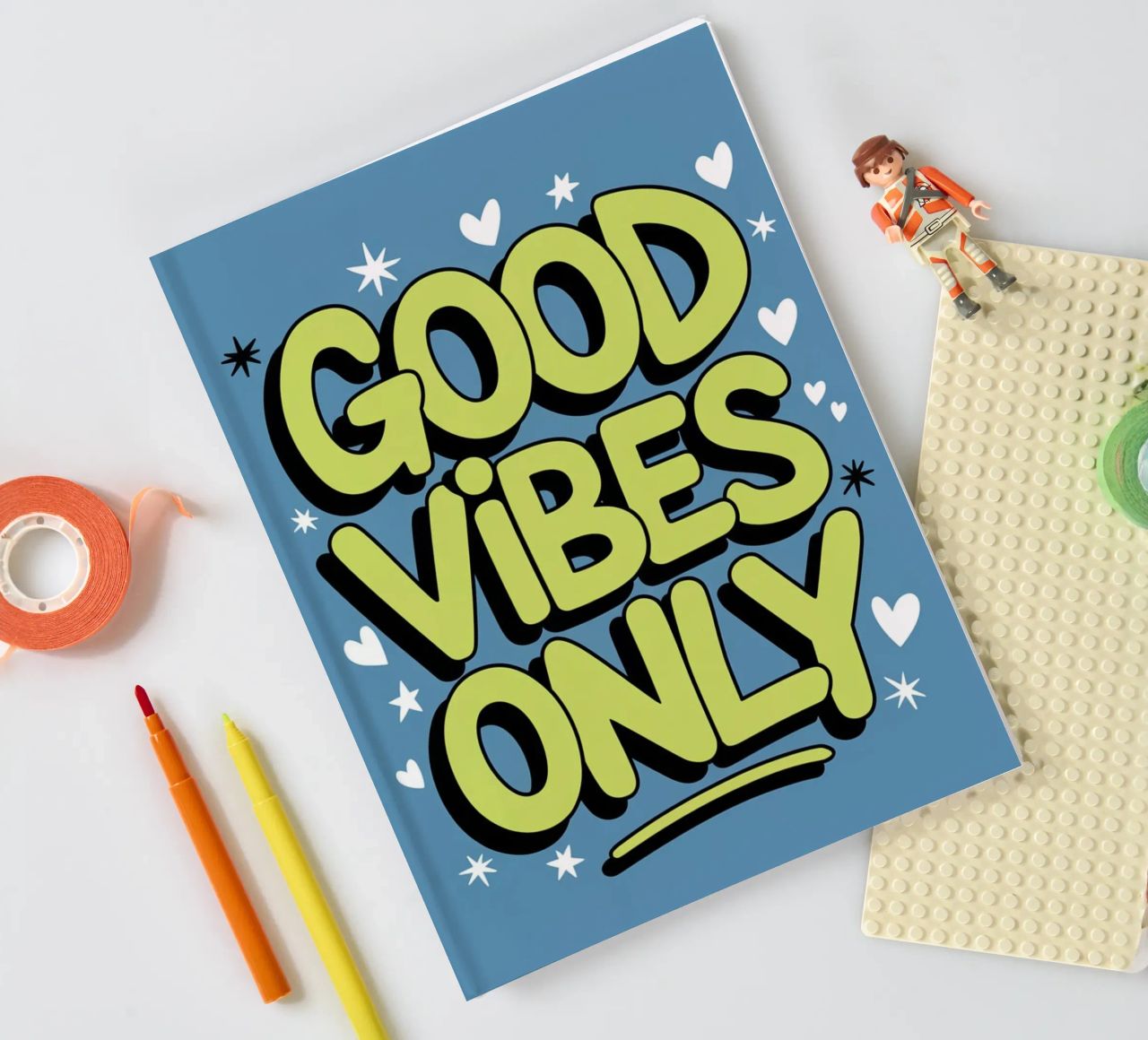 GOOD VIBES ONLY notebook by logic