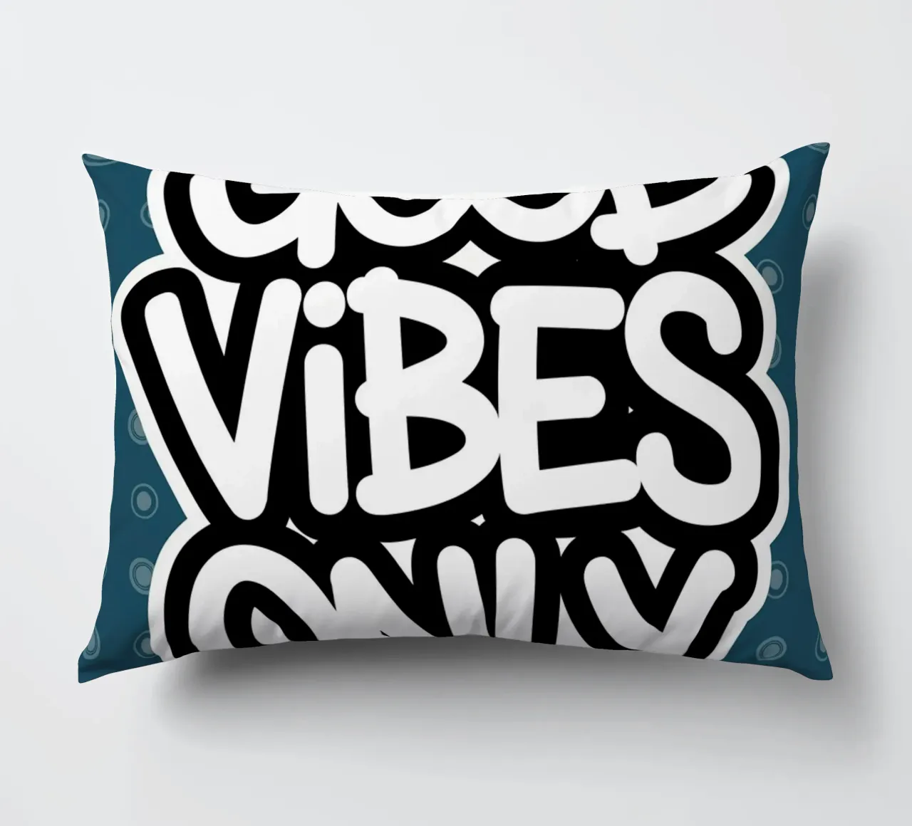 GOOD VIBES ONLY decorative cushion by logic