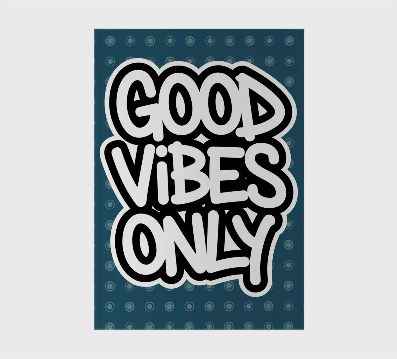 UNIQUEMENT DES BONNES VIBRATIONS carnet de notes de logic
