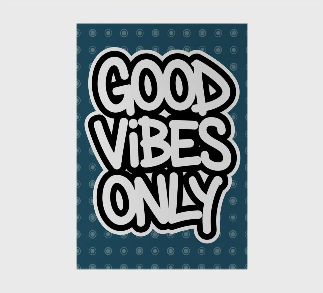 GOOD VIBES ONLY notebook by logic