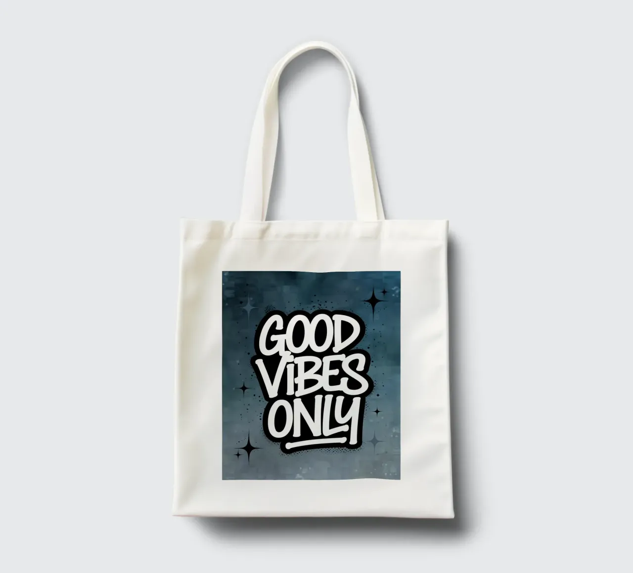 GOOD VIBES ONLY tote bag by logic