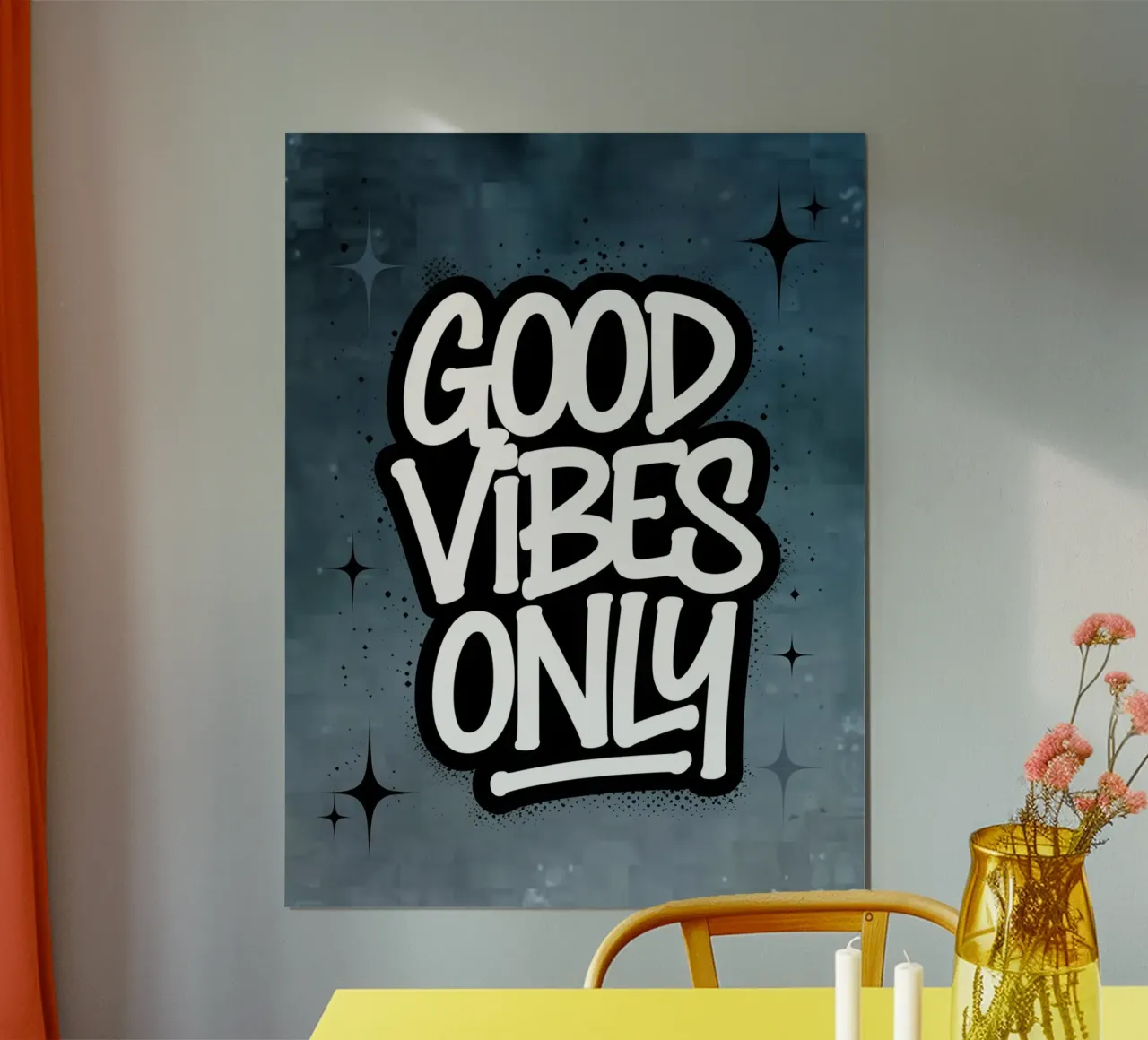 GOOD VIBES ONLY hahnemühle by logic