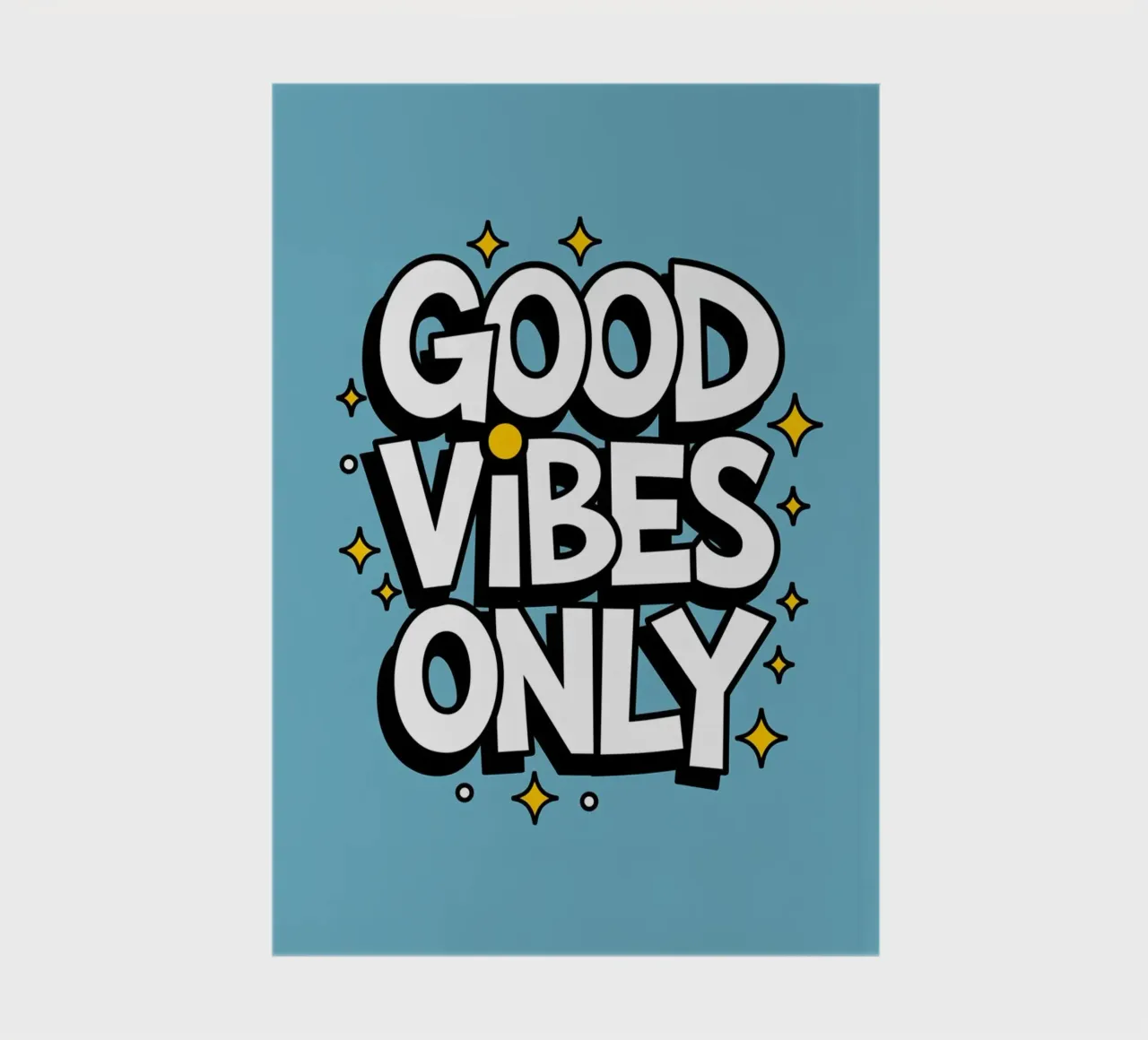 GOOD VIBES ONLY notebook by logic