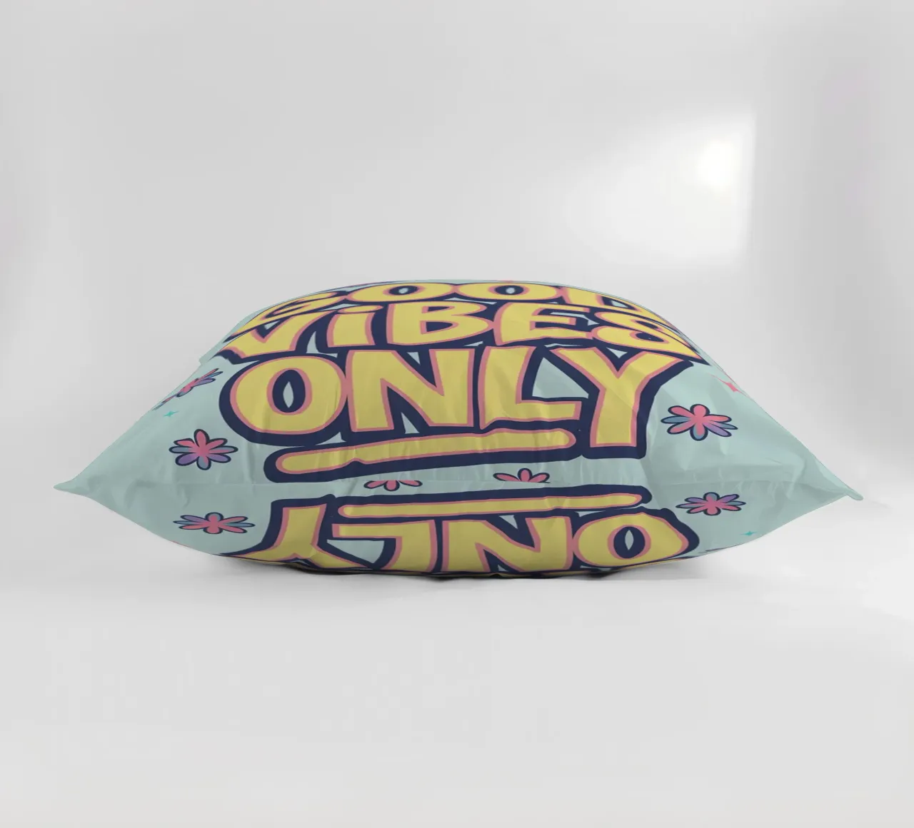 GOOD VIBES ONLY decorative cushion by logic
