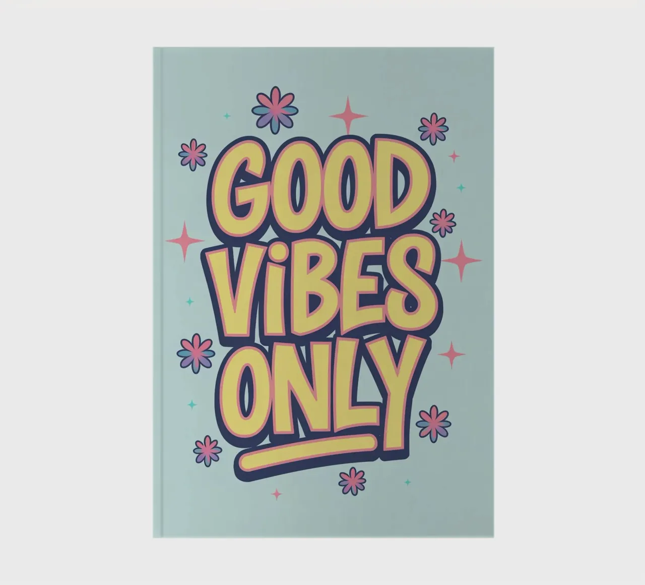 GOOD VIBES ONLY notebook by logic