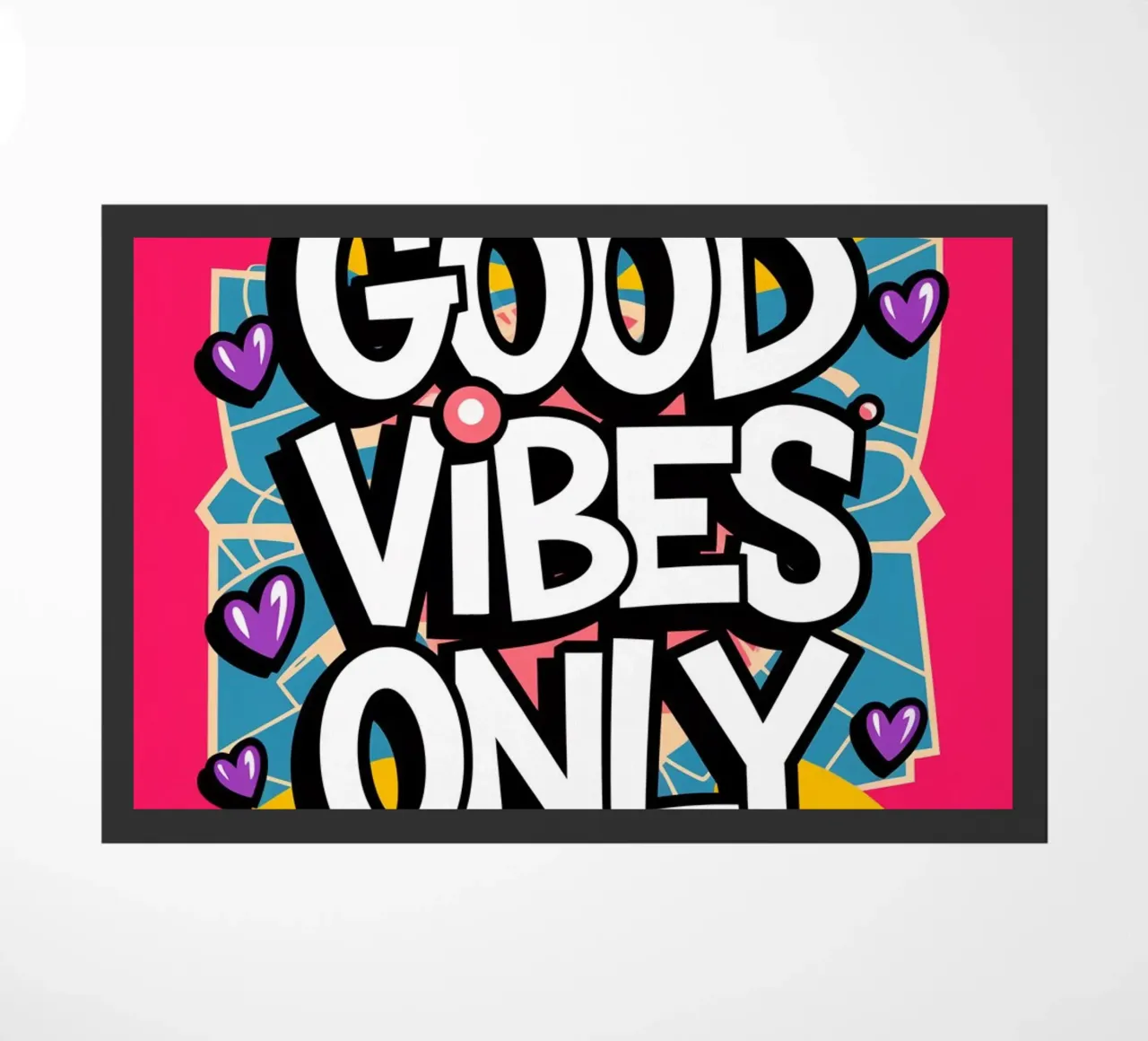 GOOD VIBES ONLY doormat by logic