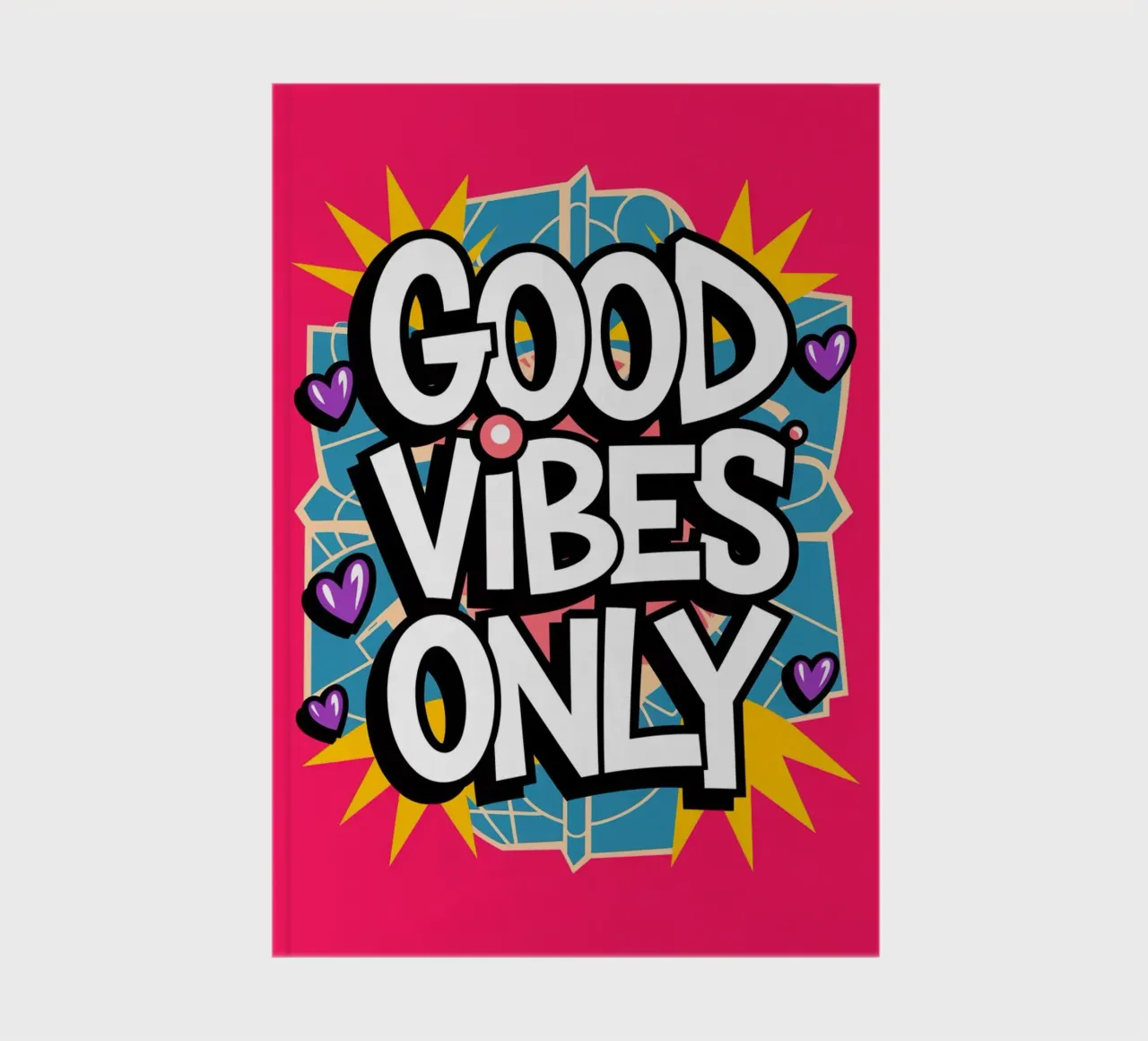 GOOD VIBES ONLY notebook by logic