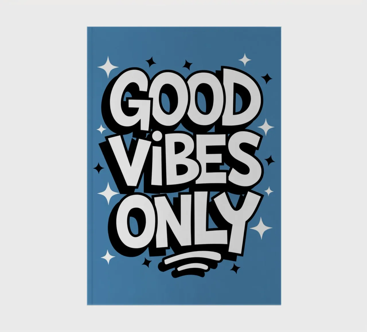GOOD VIBES ONLY notebook by logic