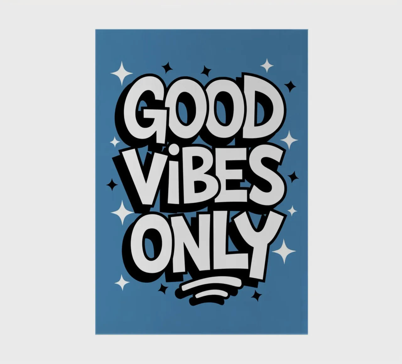 GOOD VIBES ONLY notebook by logic