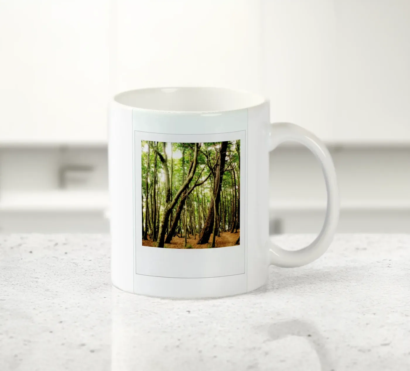 Forest ceramic mug by Lou Garoup