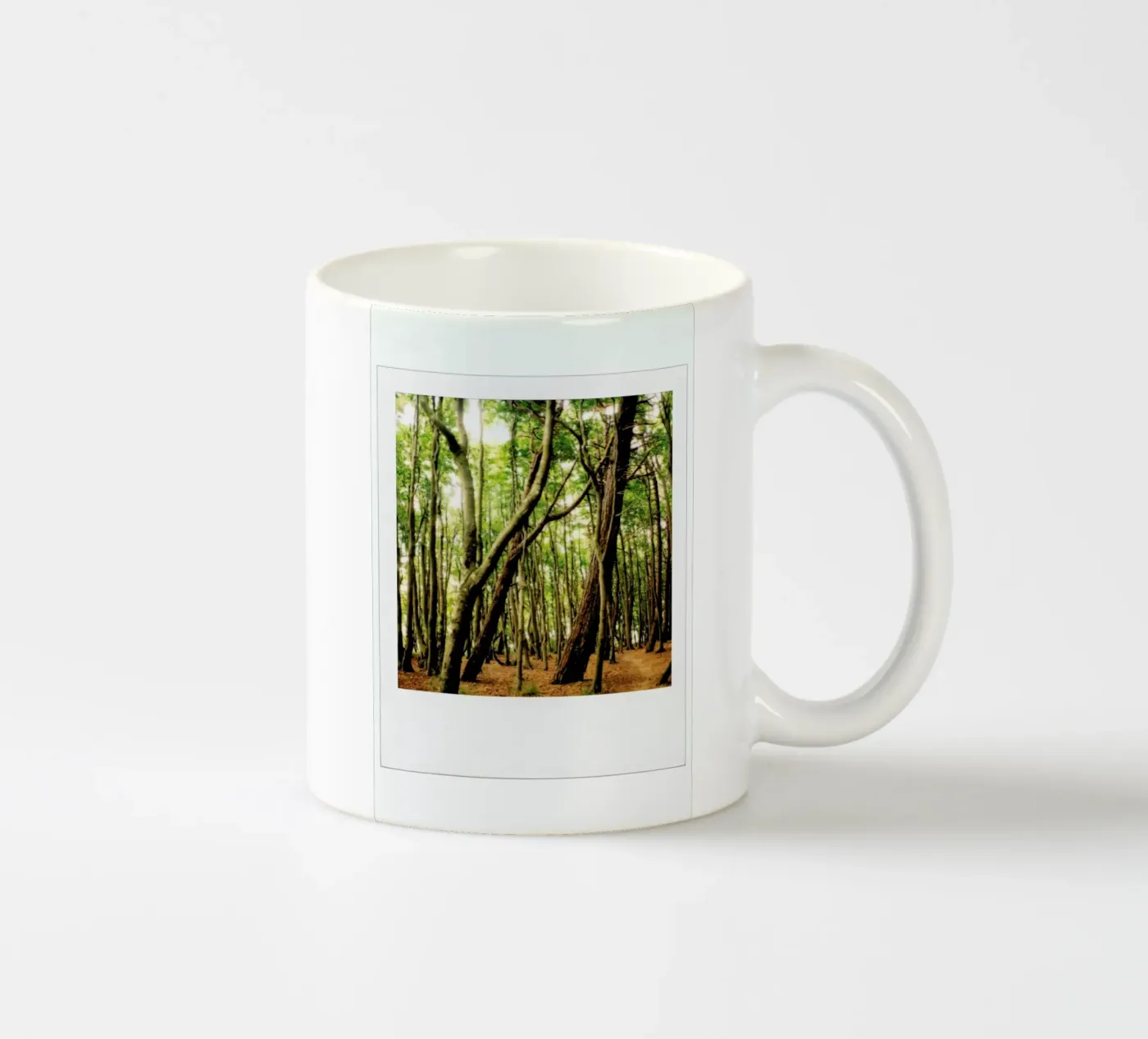Forest ceramic mug by Lou Garoup