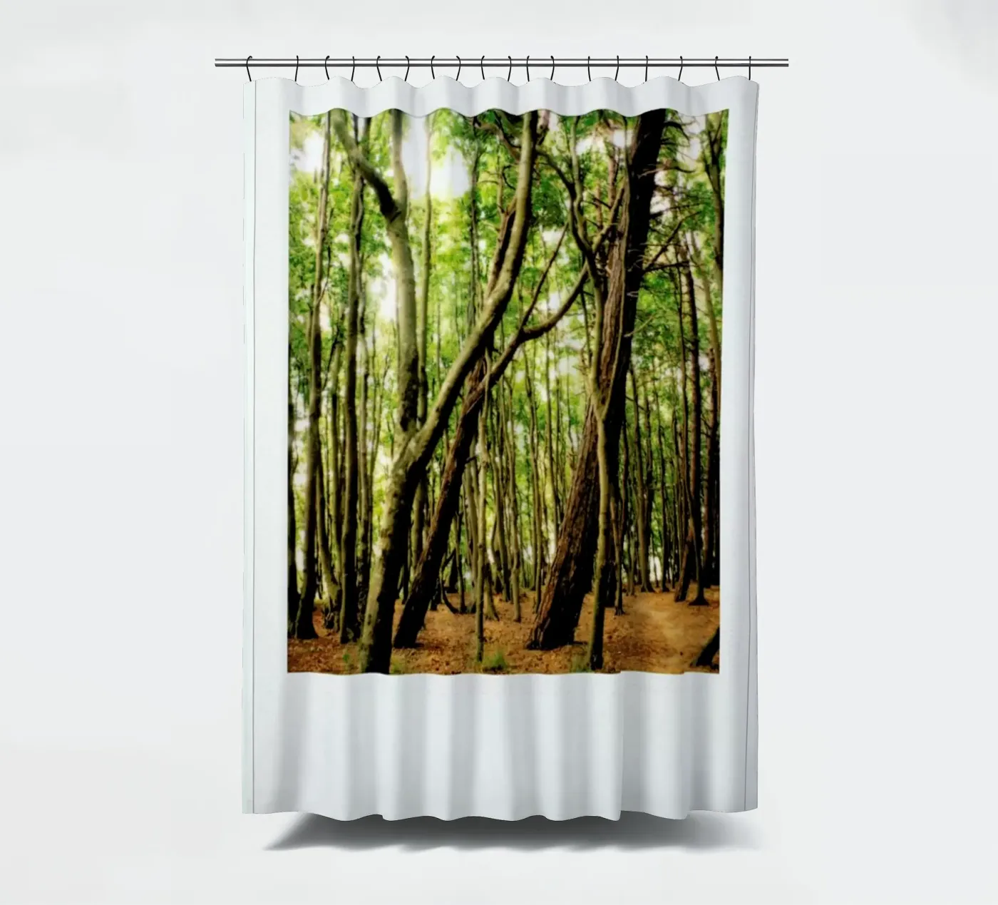 Forest Duschvorhang von Lou Garoup