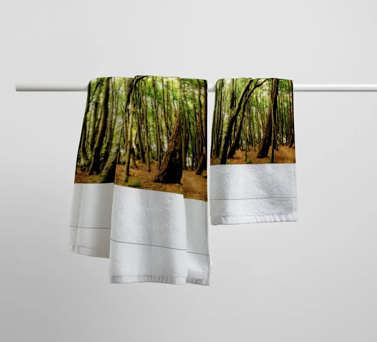 Forest towel by Lou Garoup