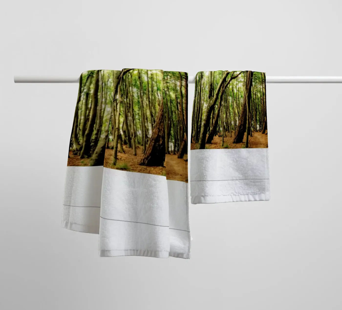 Forest towel by Lou Garoup