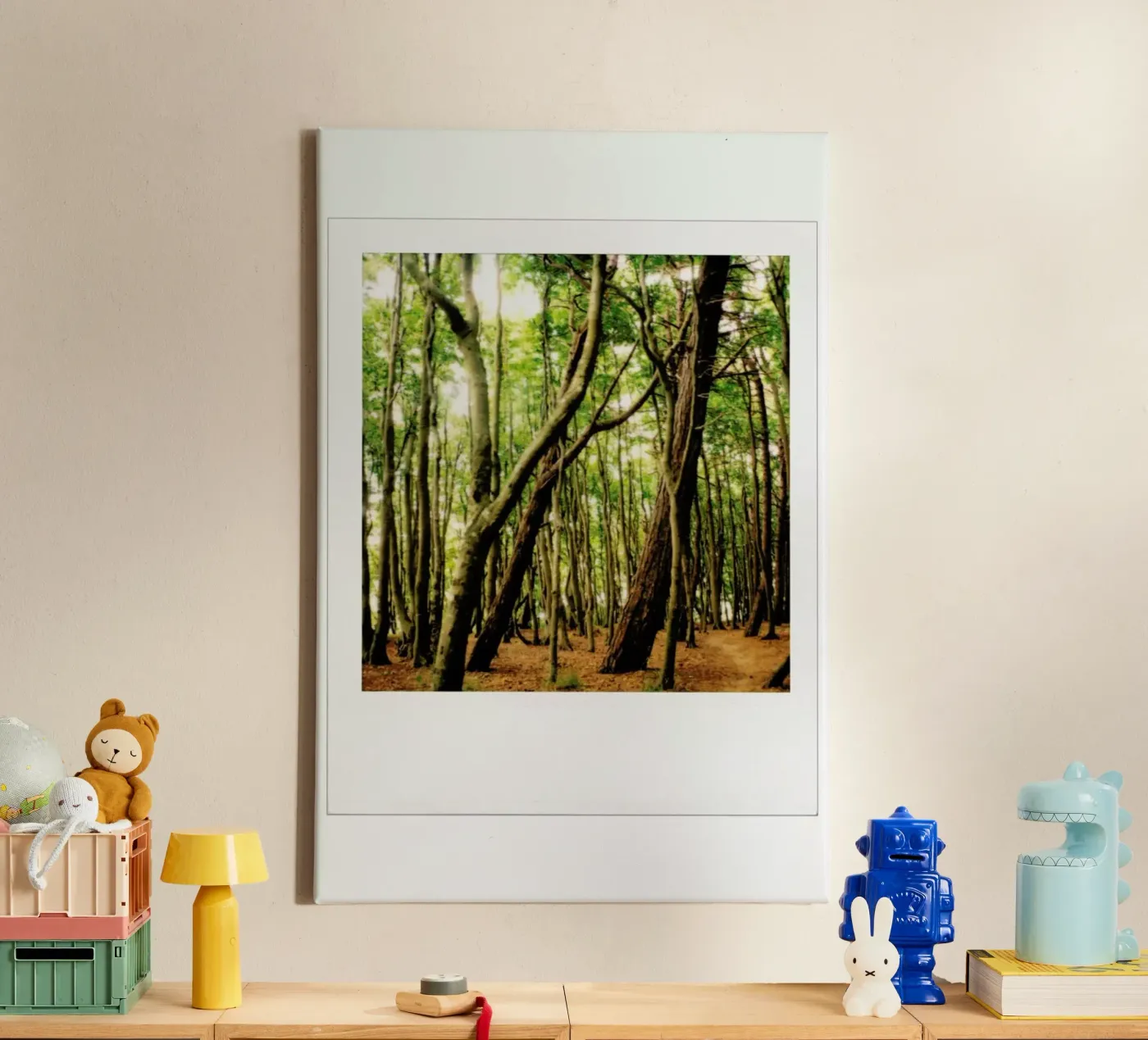 Forest canvas van Lou Garoup