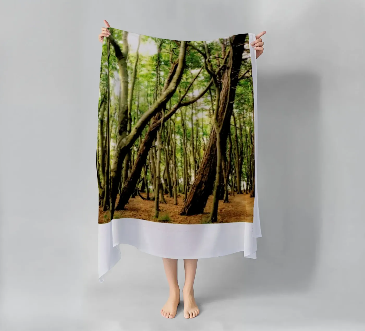 Forest strandhanddoek van Lou Garoup