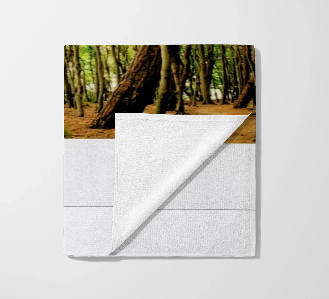 Forest beach towel by Lou Garoup