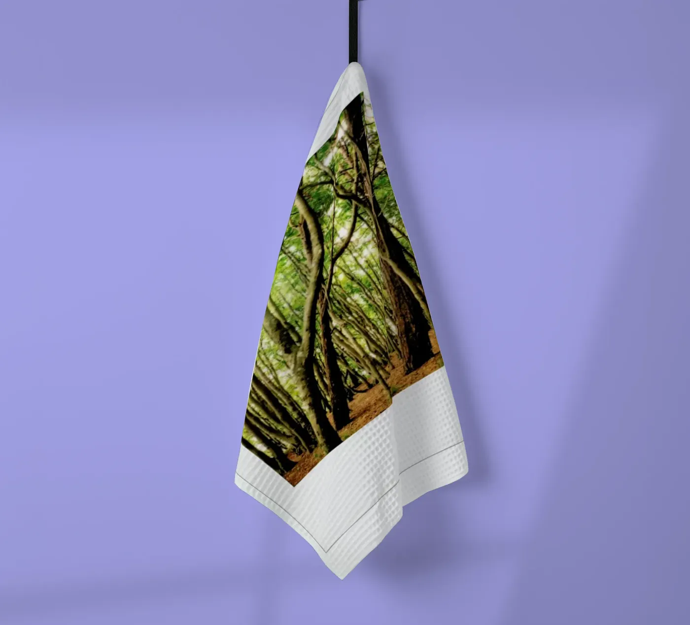 Forest tea towel by Lou Garoup