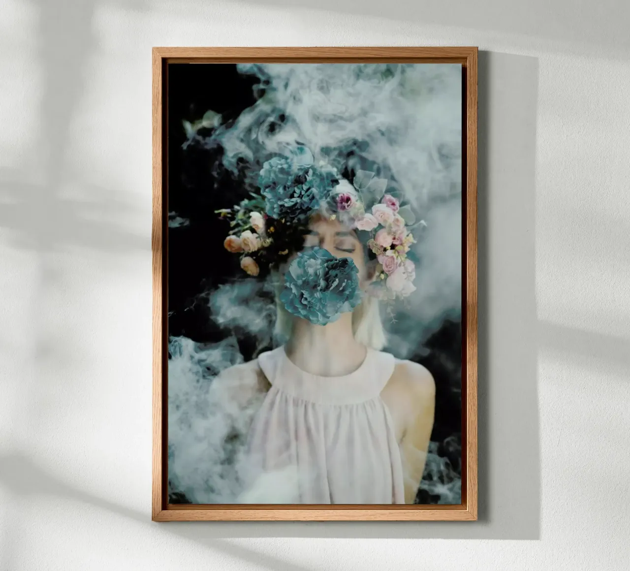 Smoke Dream tela con Cornice a cassetta da Jovana Rikalo
