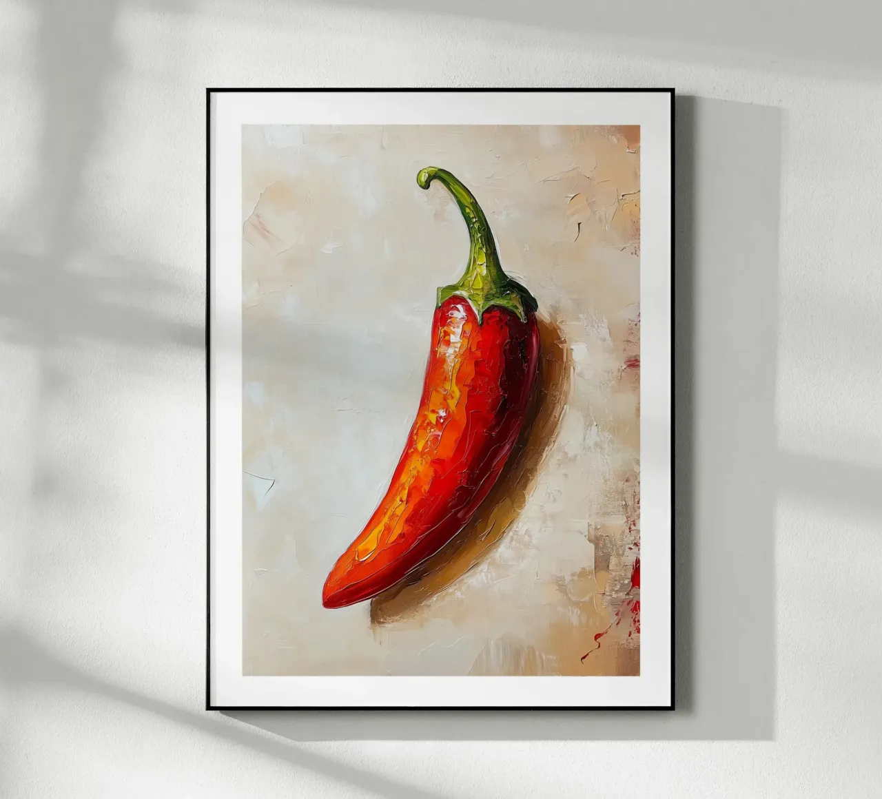 Dipingere un peperoncino plexiglass da Spice & Style