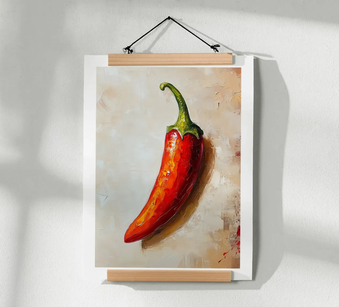 Dipingere un peperoncino carta hahnemühle da Spice & Style