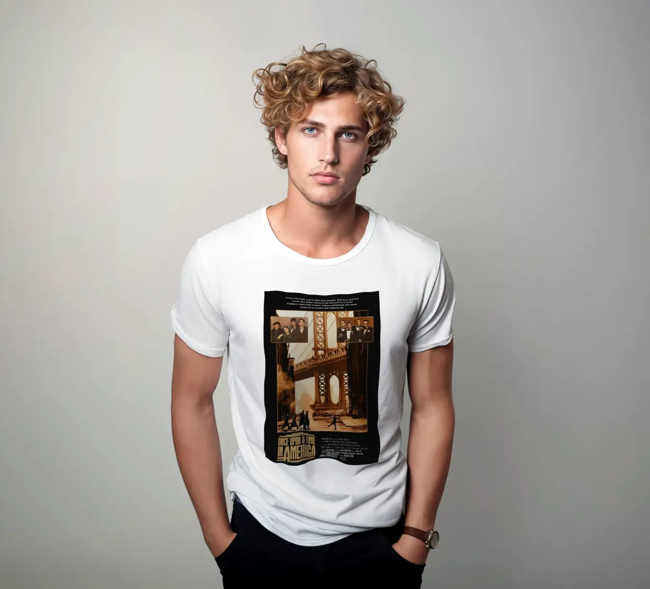 Once Upon a Time in America Classic Movie t-shirt da Attaboy Dsgn