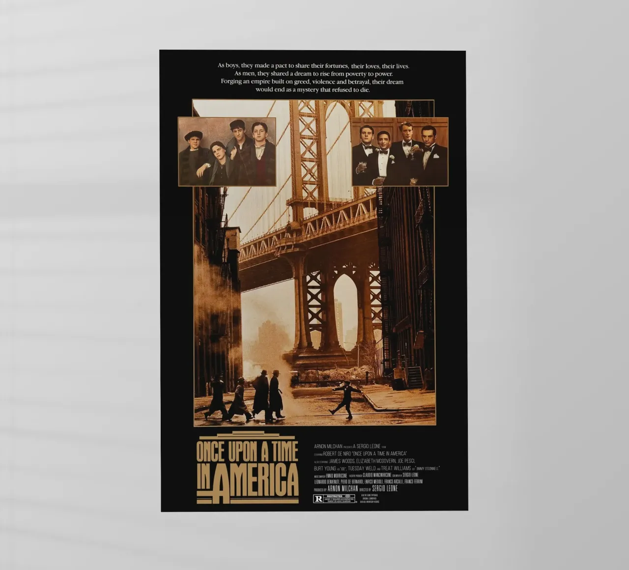 Once Upon a Time in America Classic Movie pellicola backlit da Attaboy Dsgn