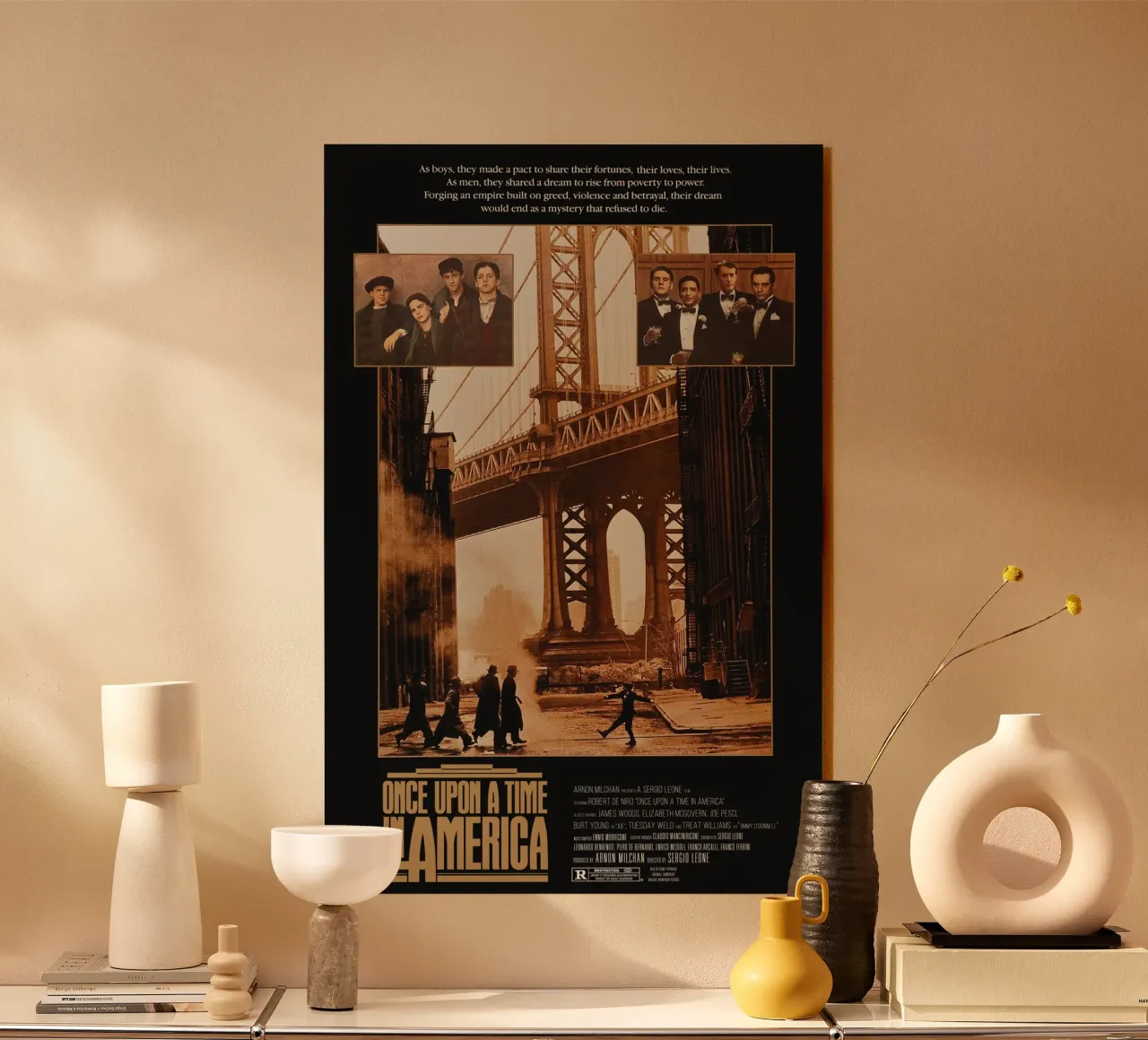 Once Upon a Time in America Classic Movie plexiglass da Attaboy Dsgn
