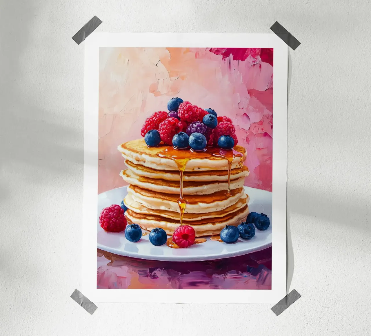 Pancake ai frutti rossi poster da Spice & Style
