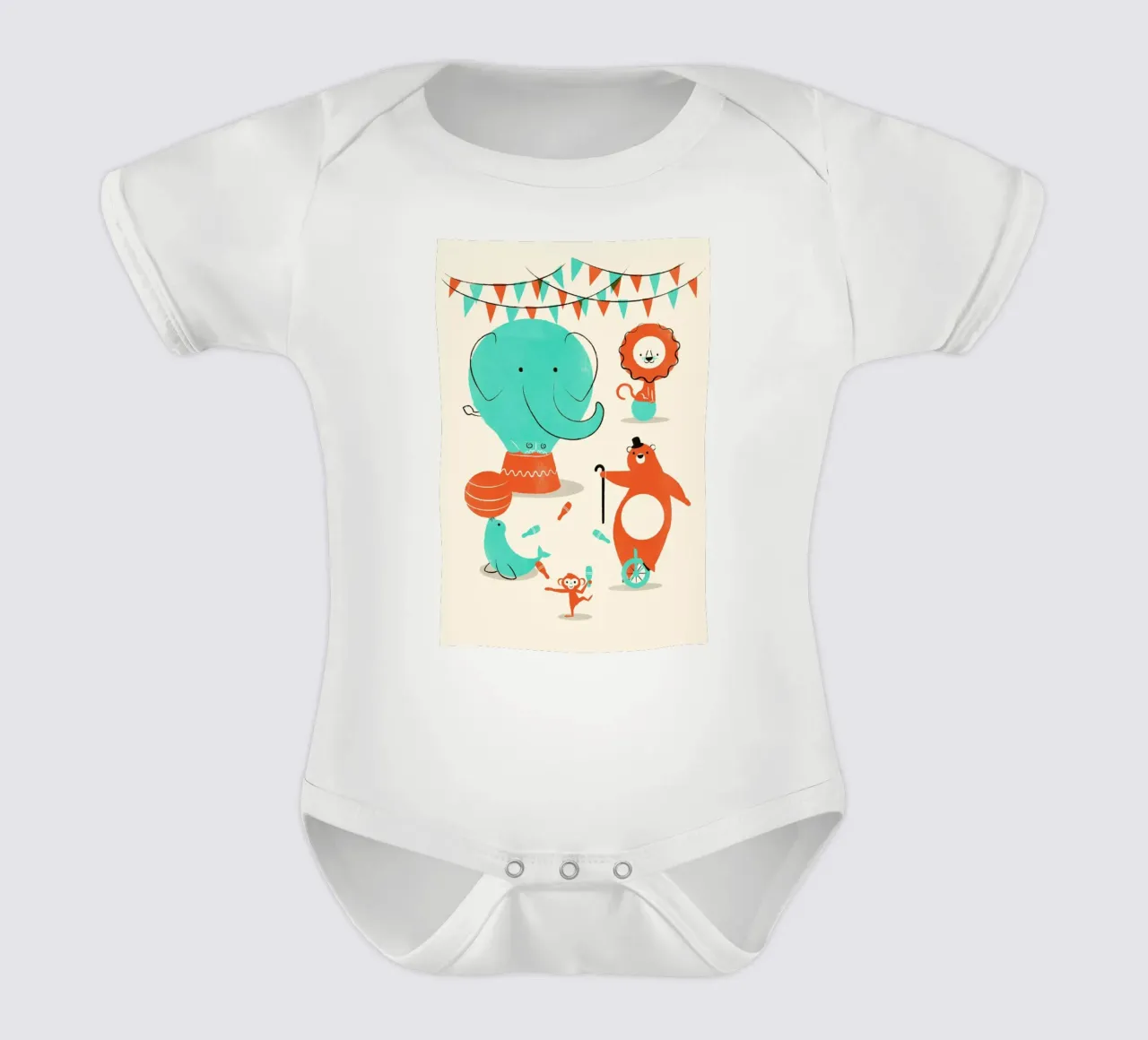 Circus Kurzarm Babybody von Jay Fleck