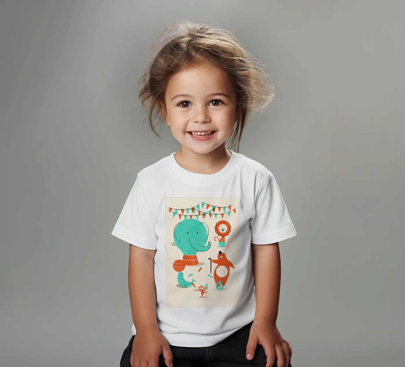Circus kinder t-shirt van Jay Fleck