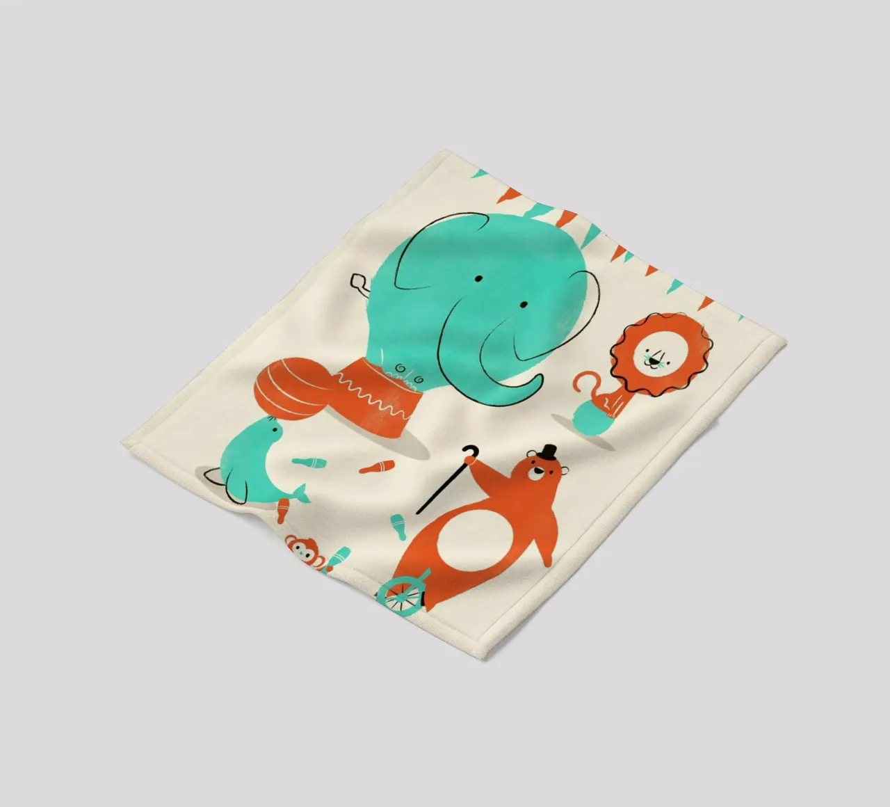 Circus Fleecedecke von Jay Fleck