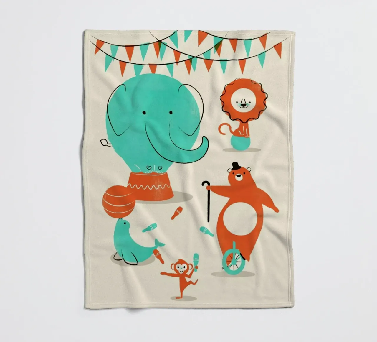 Circus Fleecedecke von Jay Fleck