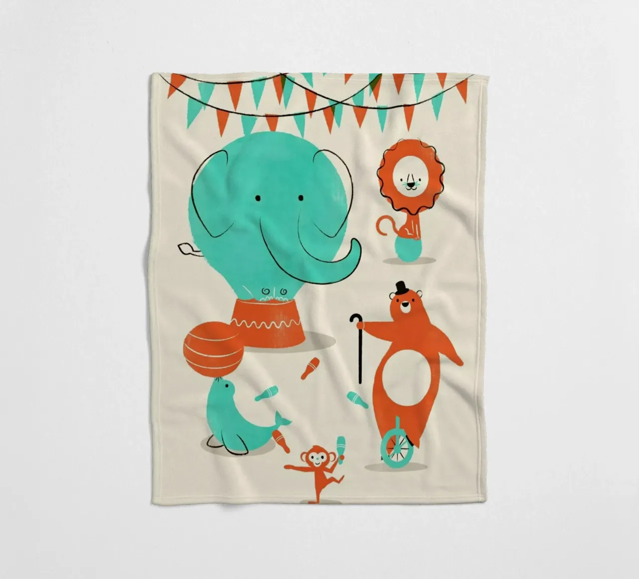 Circus Fleecedecke von Jay Fleck