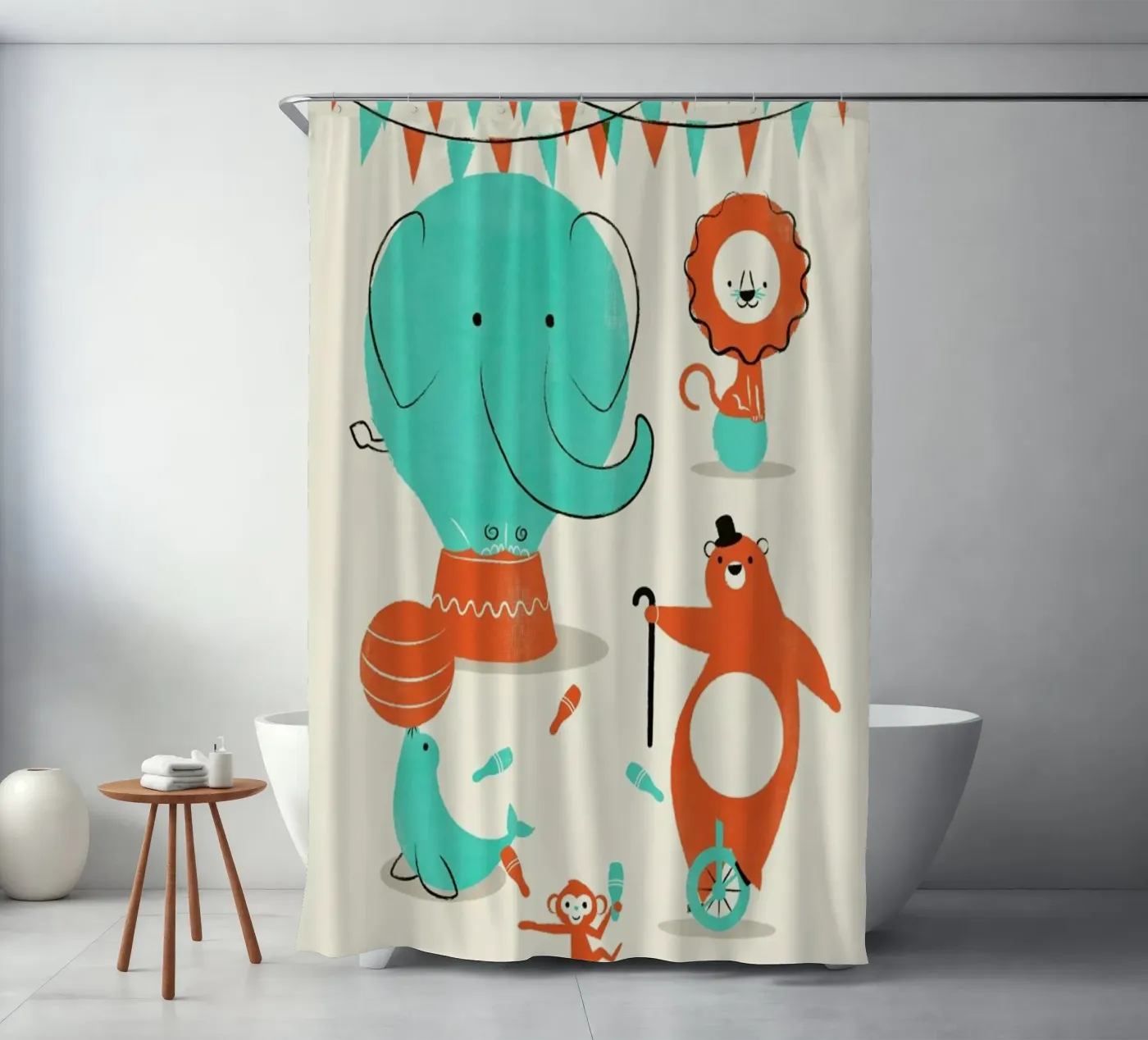 Circus Duschvorhang von Jay Fleck