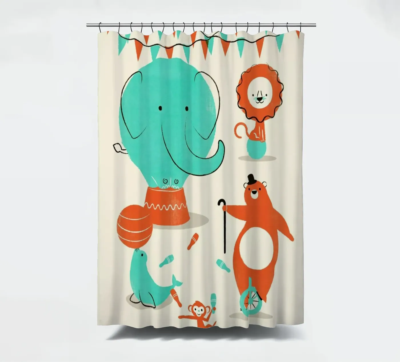 Circus Duschvorhang von Jay Fleck