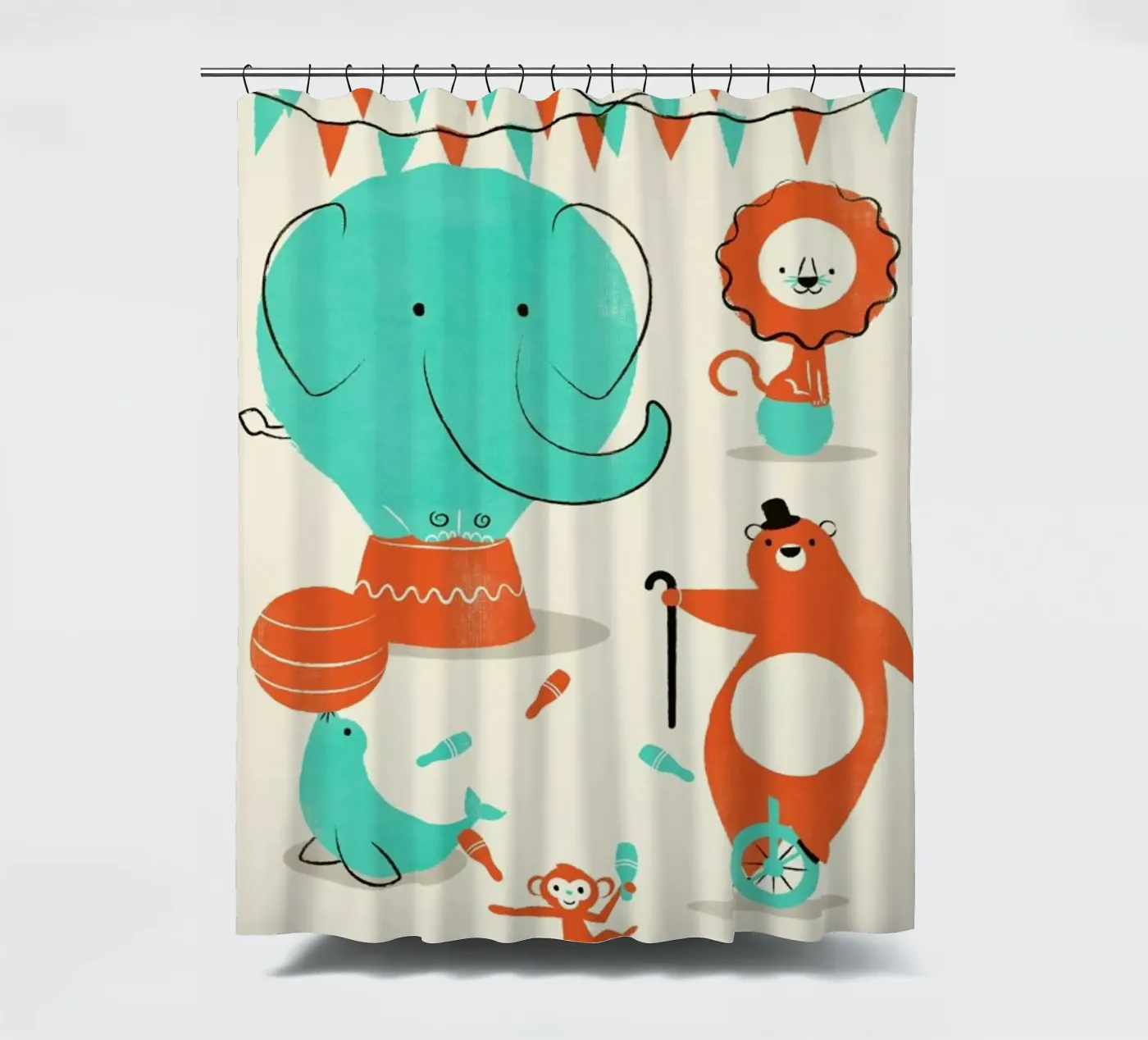 Circus Duschvorhang von Jay Fleck