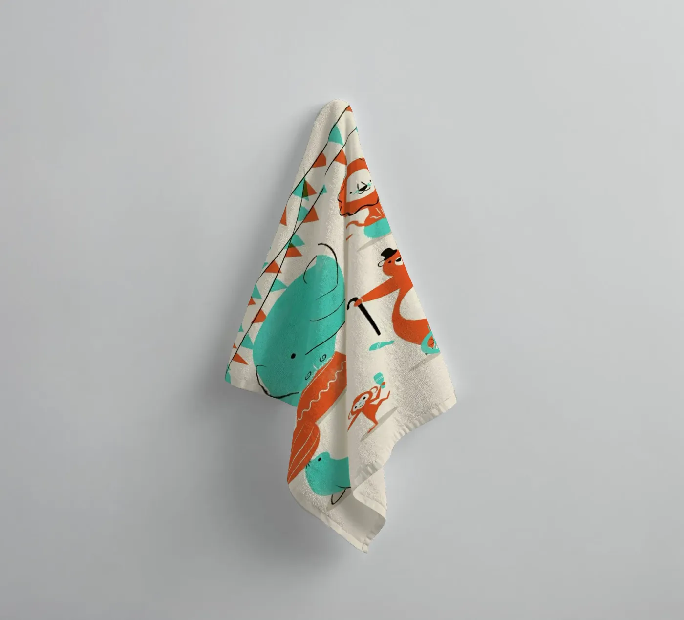 Circus badhanddoek van Jay Fleck