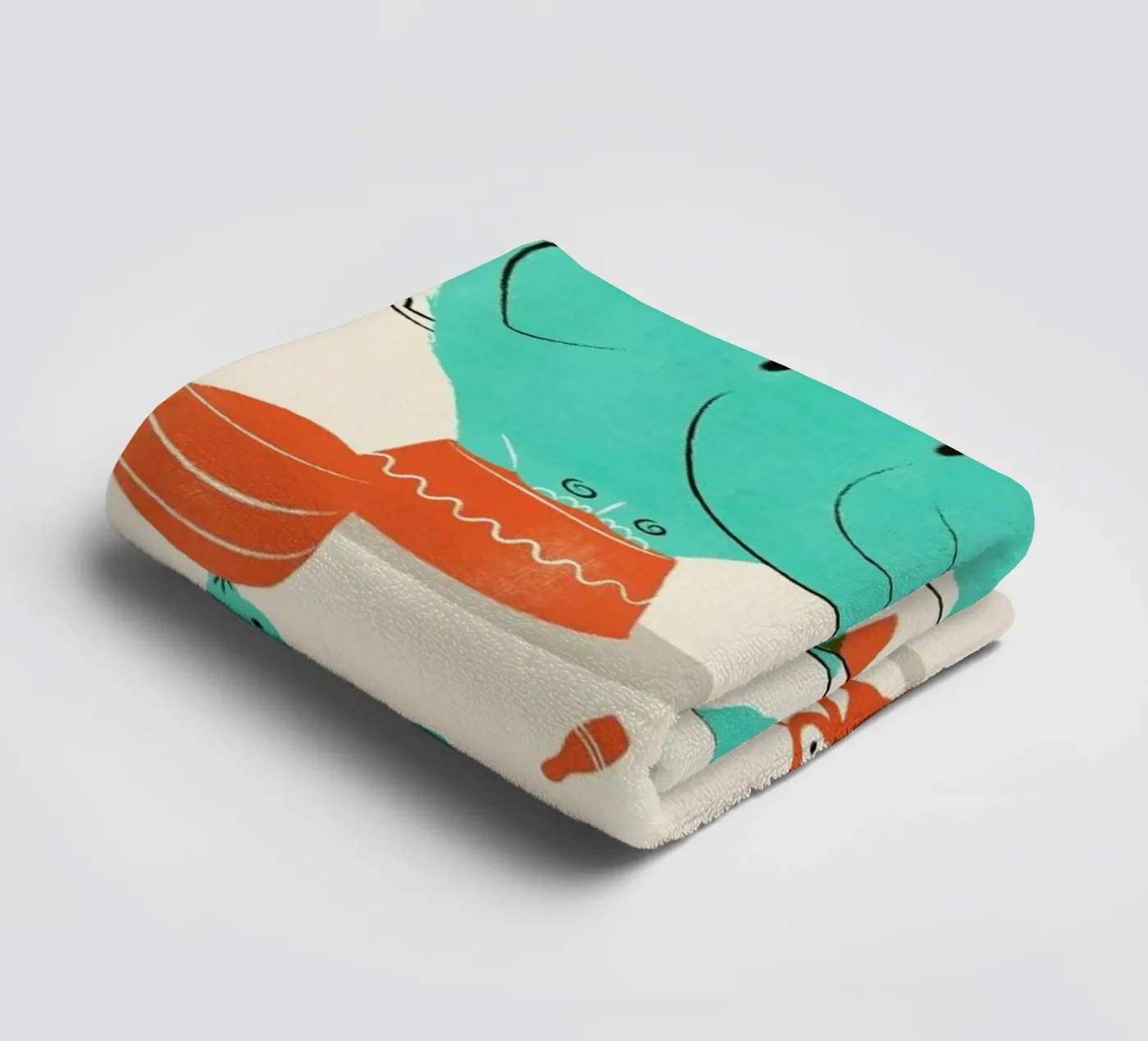 Circus badhanddoek van Jay Fleck