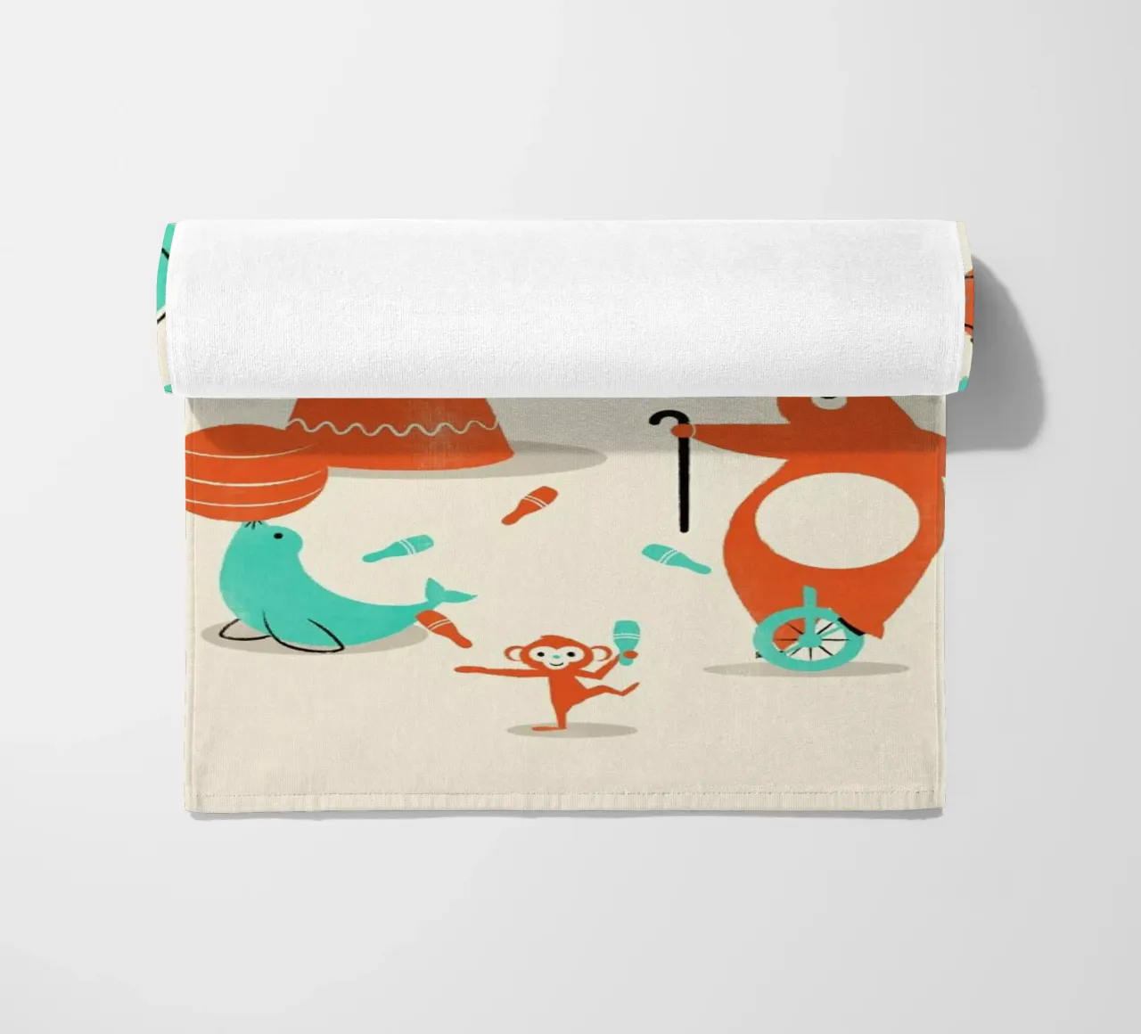 Circus strandhanddoek van Jay Fleck