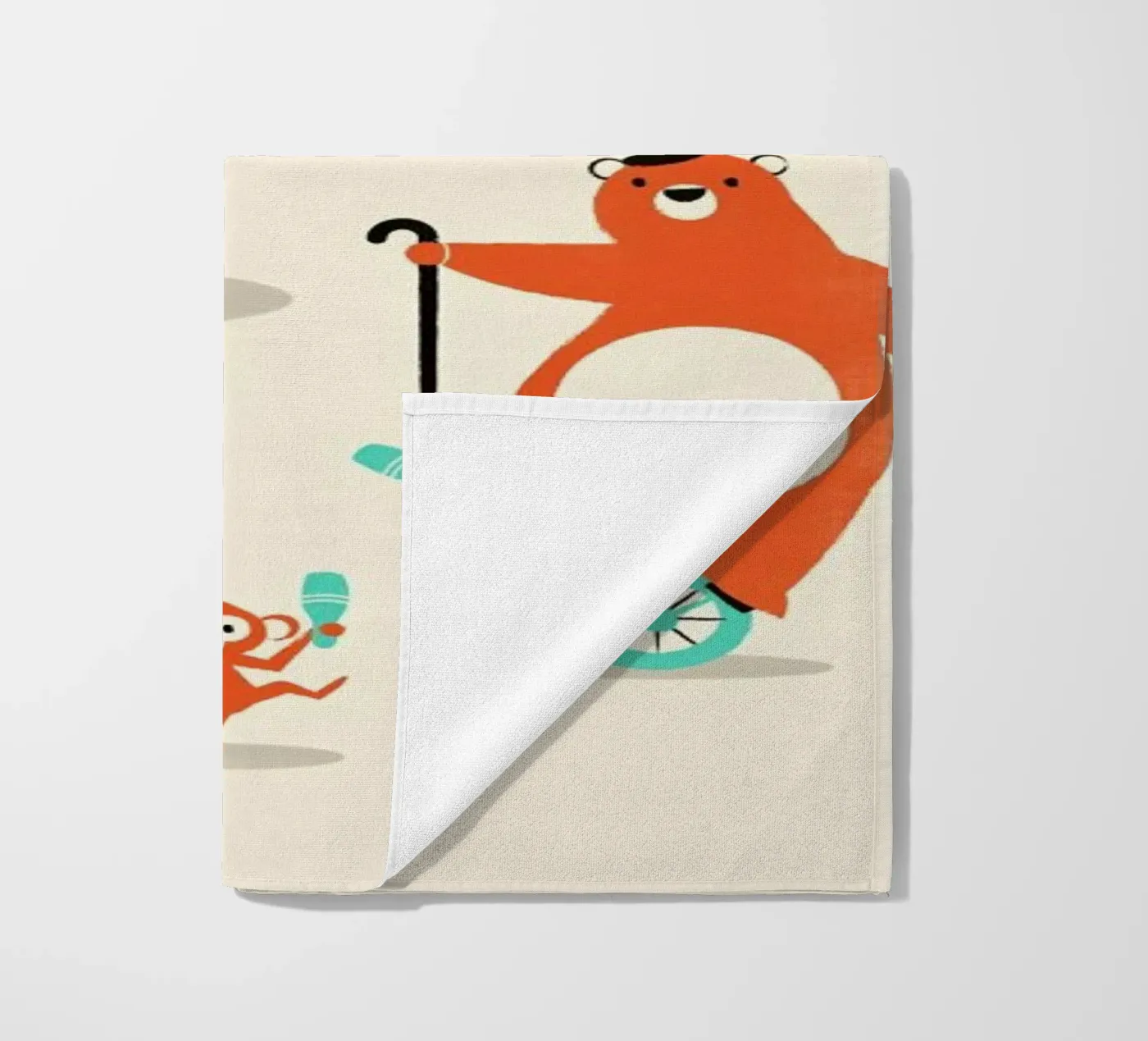 Circus beach towel by Jay Fleck