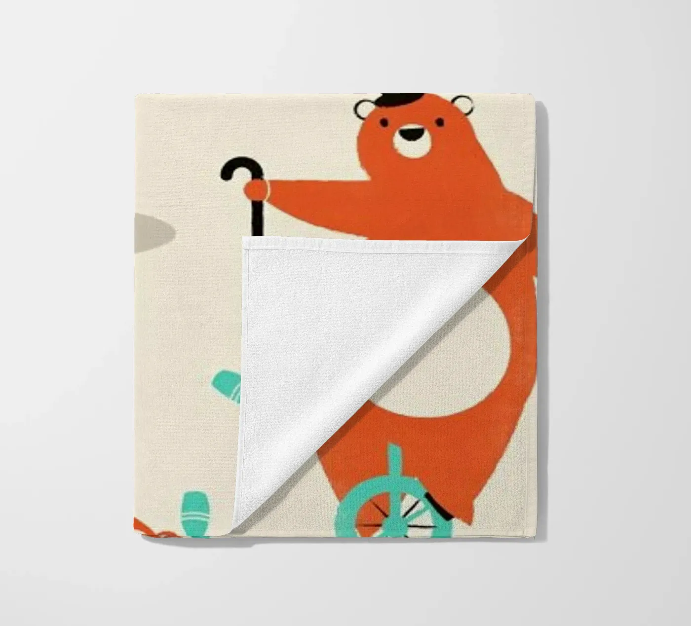 Circus beach towel by Jay Fleck