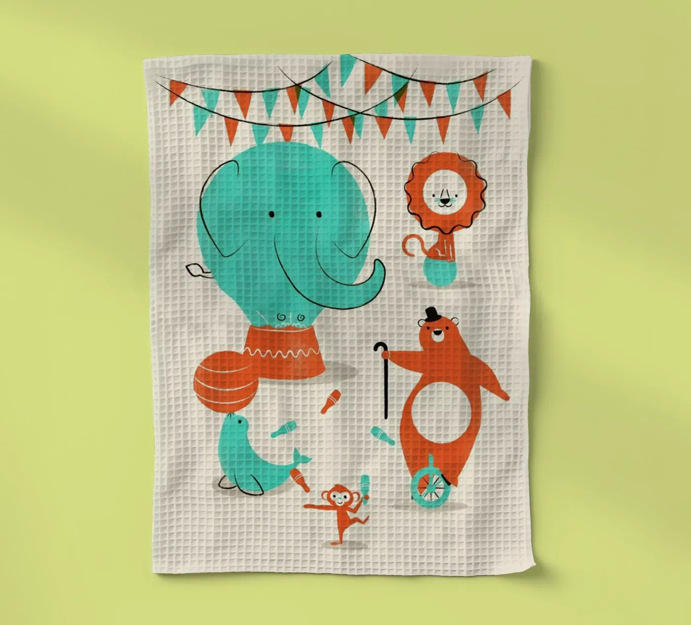 Circus Geschirrtuch von Jay Fleck