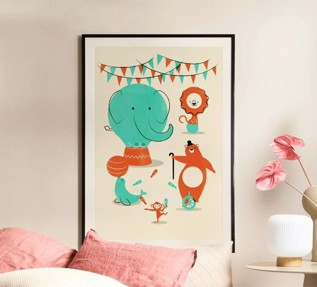 Circus poster van Jay Fleck