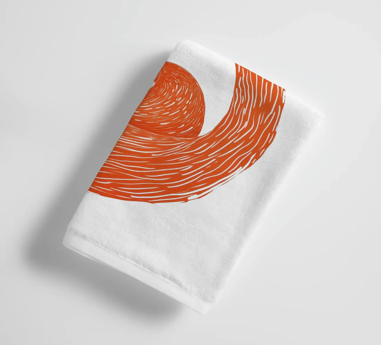 Logotipo de la camiseta del zorro hibernando toalla de baño de Autofocus