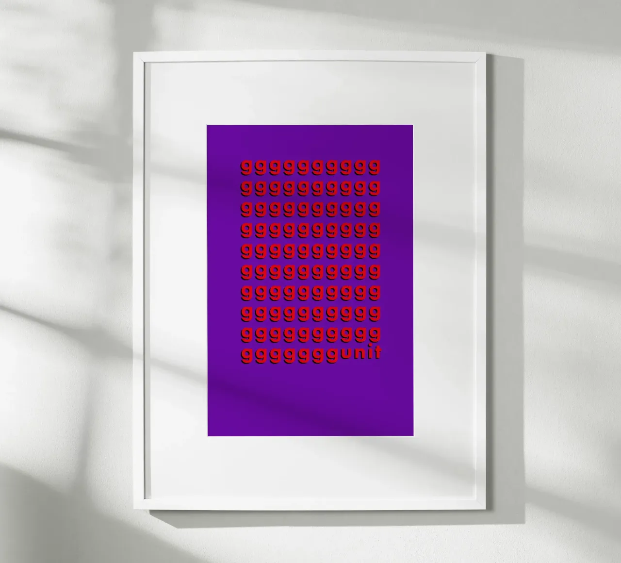 G-G-G-G-Unit Violet/Red poster da DIGIDAVID